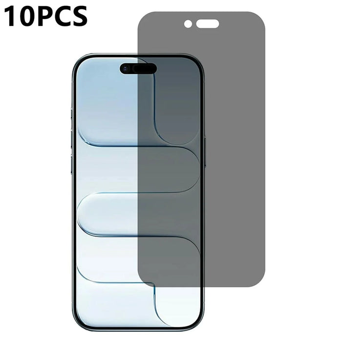 10Pcs For iPhone Air Anti-Spy Tempered Glass Screen Protector Anti-Scratch Full Coverage Screen Film - 1