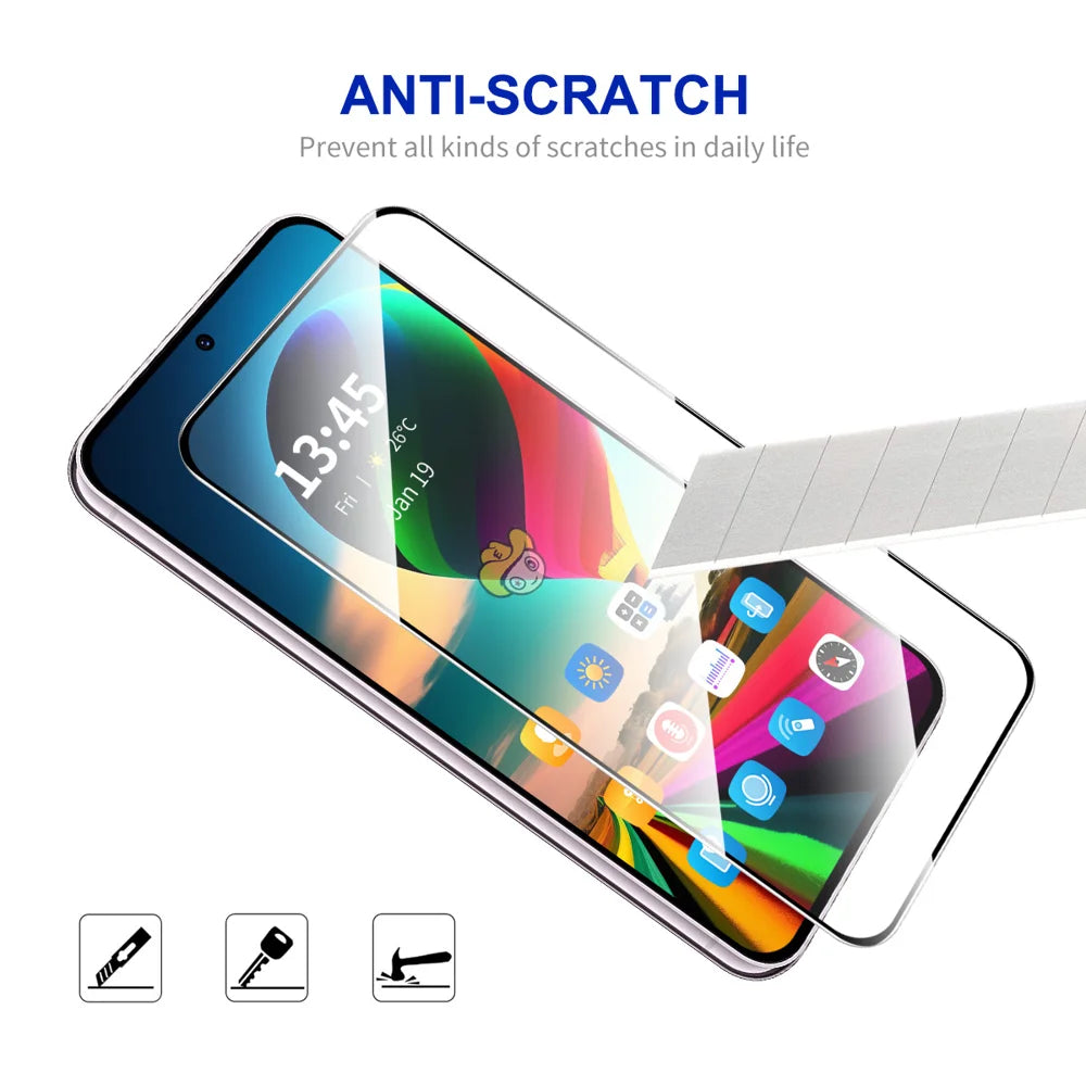 ENKAY HAT PRINCE For Honor 400 Lite 5G 2Pcs Screen Protector   9H Silk Printing 0.26mm Tempered Glass - Transparent - 4