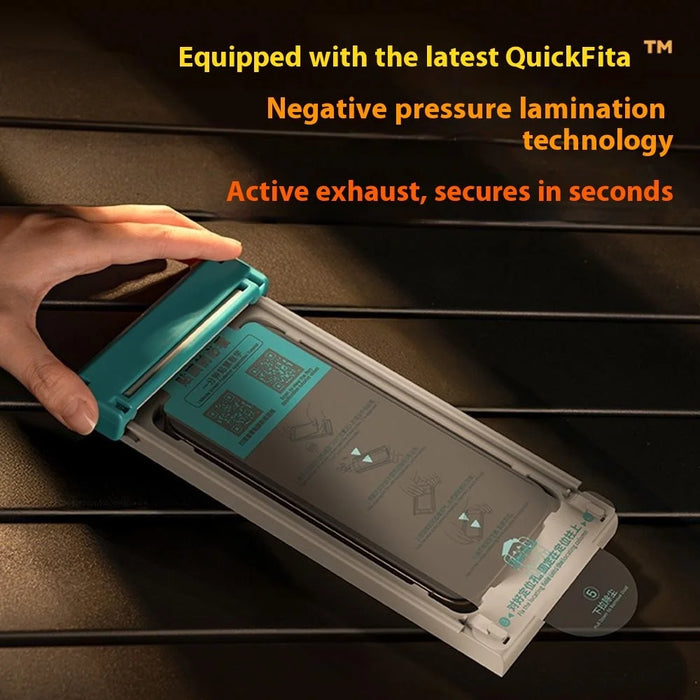 BENKS For iPhone 17 Pro Max HD Clear Screen Protector Hot Bending Full Glue Corning Gorilla Glass Film - 4