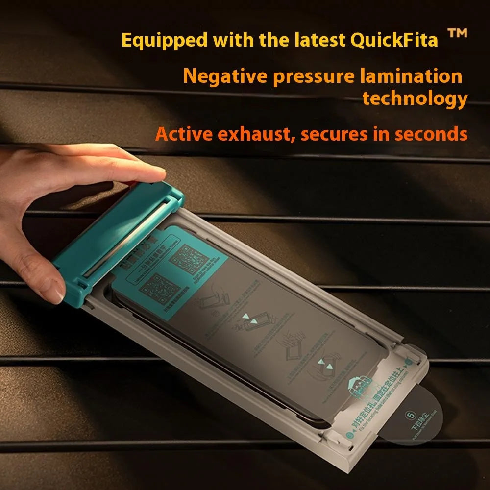 BENKS For iPhone 17 Pro Anti Spy Screen Protector Hot Bending Full Glue Corning Gorilla Glass Film - 3