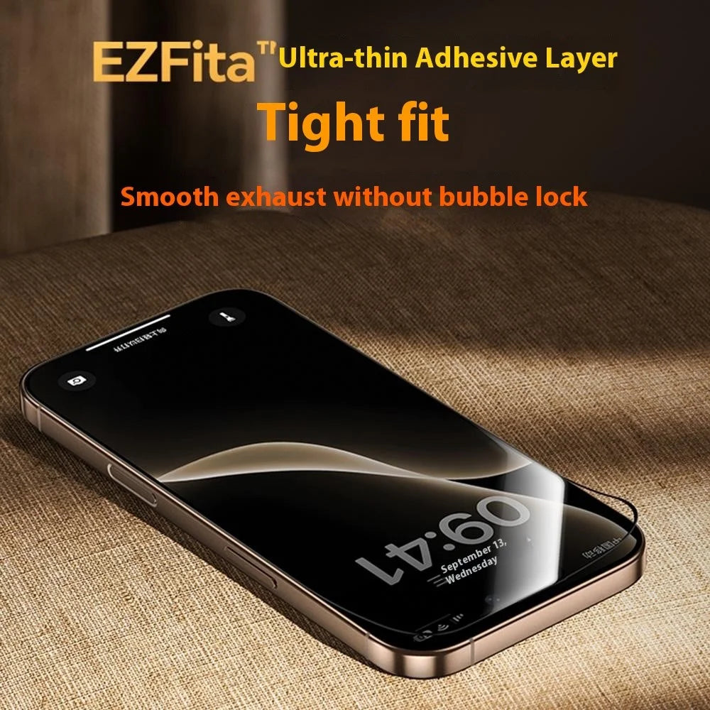 BENKS For iPhone 17 Pro Anti Spy Screen Protector Hot Bending Full Glue Corning Gorilla Glass Film - 4