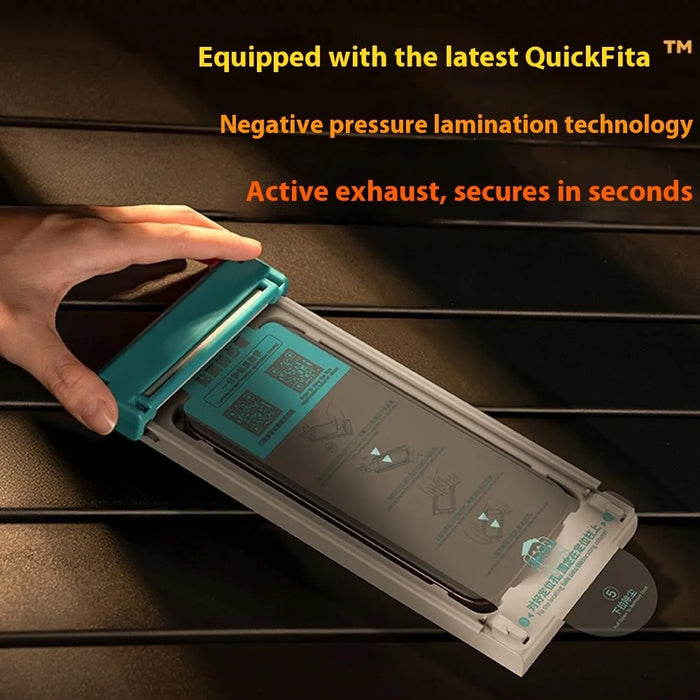 BENKS For iPhone 17 Pro Corning Gorilla Glass Screen Protector AR Anti Glare Hot Bending Full Glue Film - 4