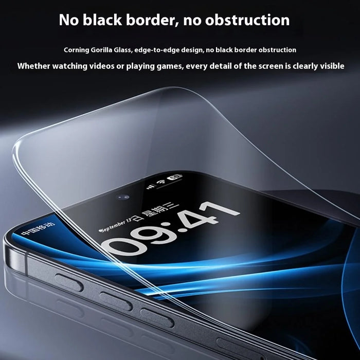 BENKS For iPhone 17 / 16 Pro Edge-Less Corning Gorilla Glass Ultra Clear Screen Protector - 3