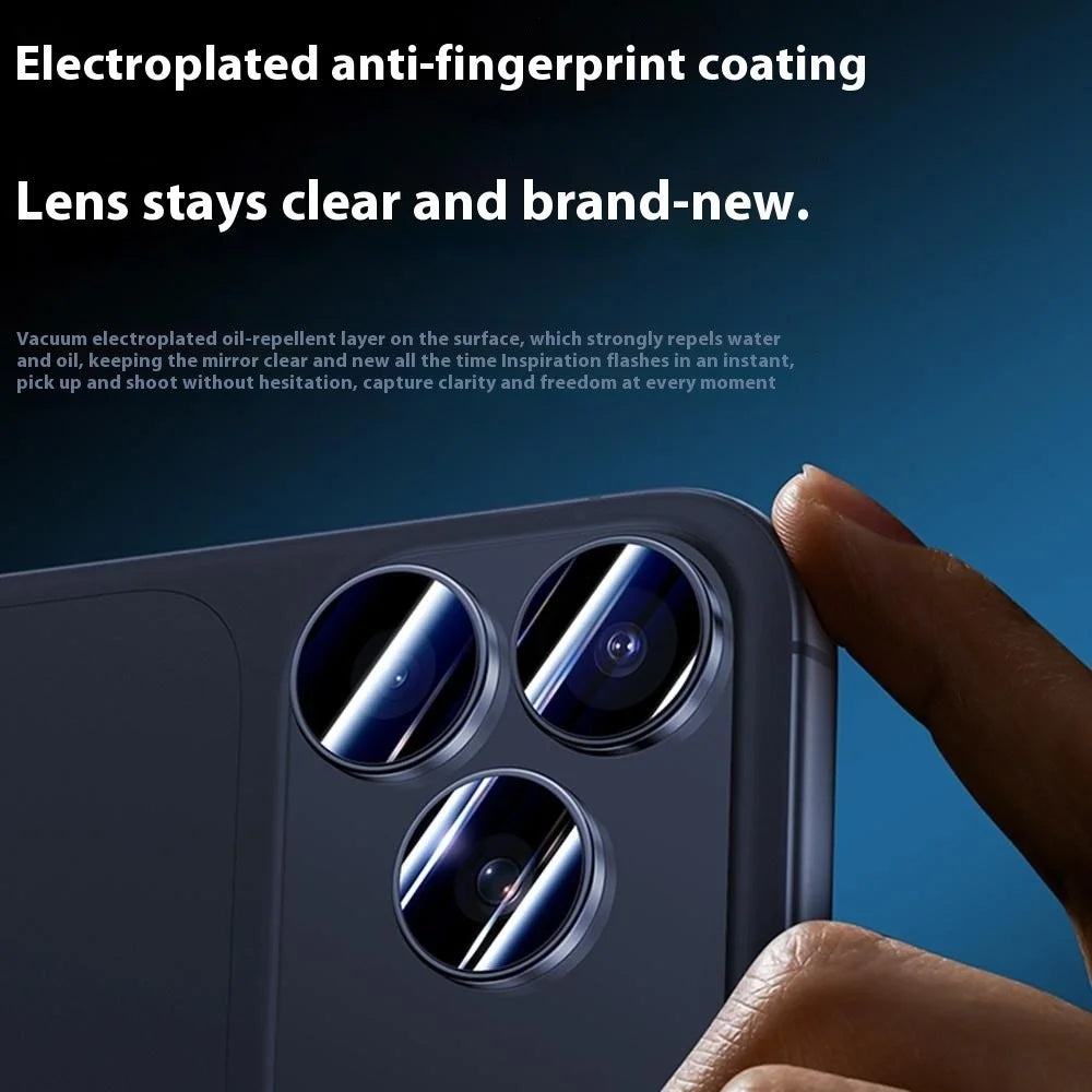 BENKS 1 Set For iPhone 17 Pro / 17 Pro Max Synthetic Sapphire Camera Lens Protector 9H Hardness Lens Film - Blue - 7