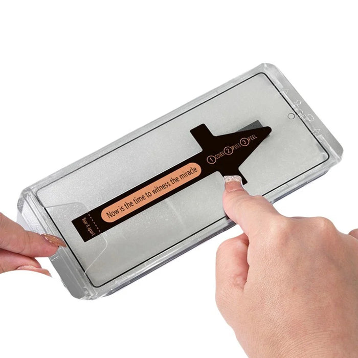 2Pcs For iPhone Air Anti Spy Tempered Glass Screen Protector with Automatic Dust Removal Tool - 3