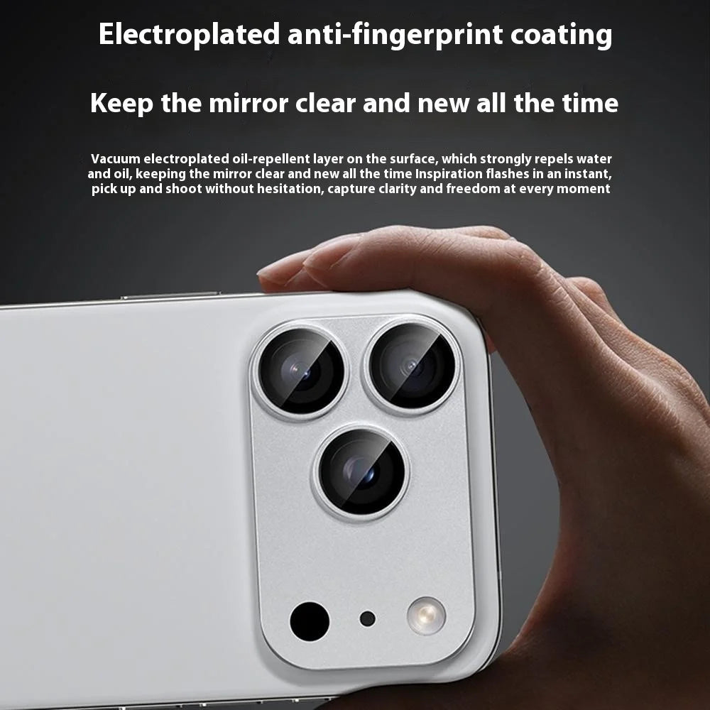 BENKS For iPhone 17 Pro Max Camera Lens Protector Corning Gorilla Glass + Metal Full Cover Lens Film - Orange - 6