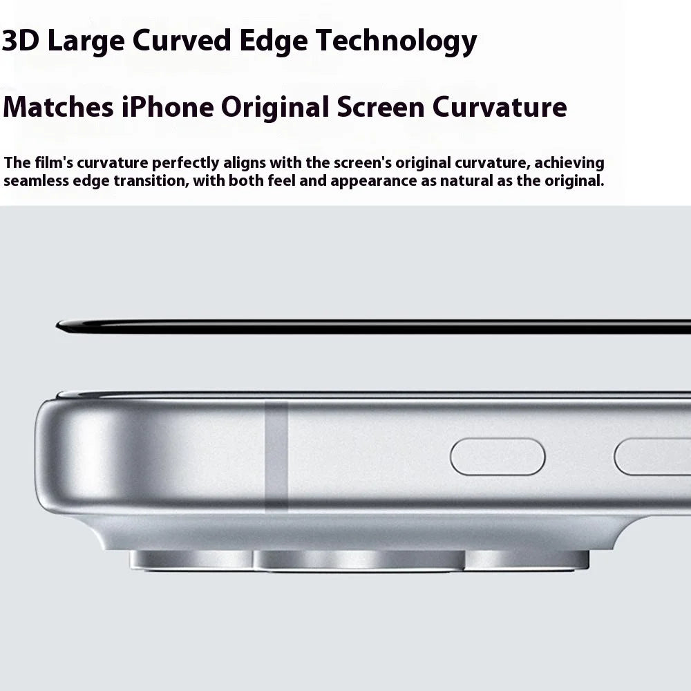 BENKS Zero Arc Series for iPhone 17 Pro Max / 16 Pro Max Screen Protector High Aluminium-silicon Glass HD Clear Film - 5