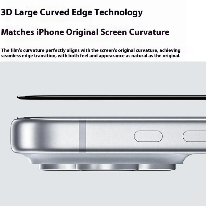 BENKS Zero Arc Series for iPhone 17 Pro Max / 16 Pro Max Anti Spy Privacy Screen Protector High Aluminium-silicon Glass Film - 3