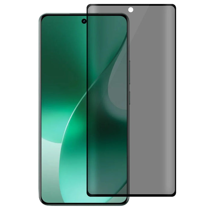 For Realme 15 Pro 5G Privacy Screen Protector Side Glue Anti-spy Tempered Glass Film - 1