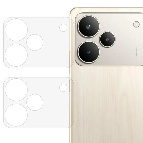 2Pcs For Realme P4 Pro 5G Camera Lens Protector 3D Arc Edge Anti-Scratch Tempered Glass Lens Film - Transparent - 1