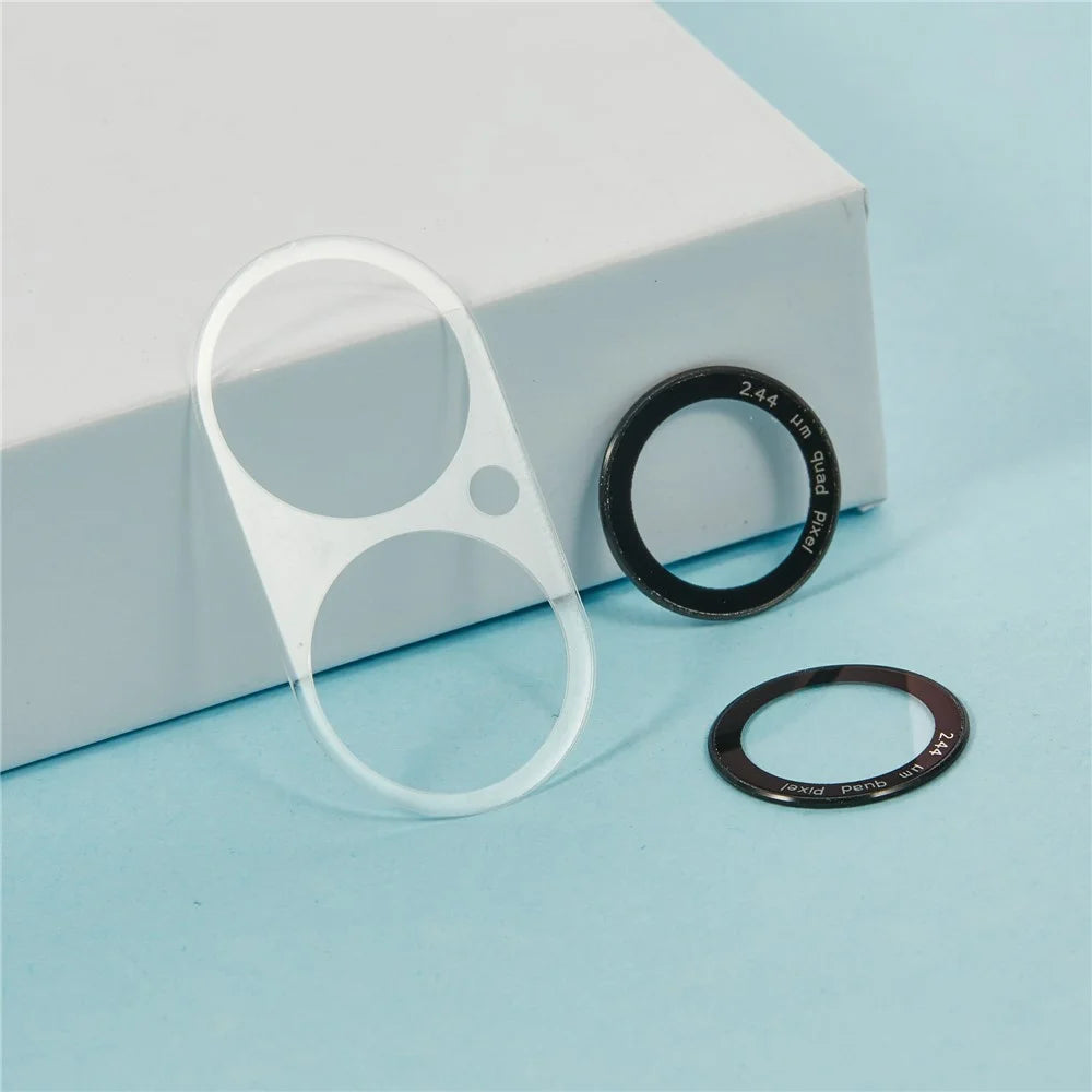 For iPhone 17 Camera Lens Protector Black Circle Tempered Glass Lens Film with Base Protection - 4