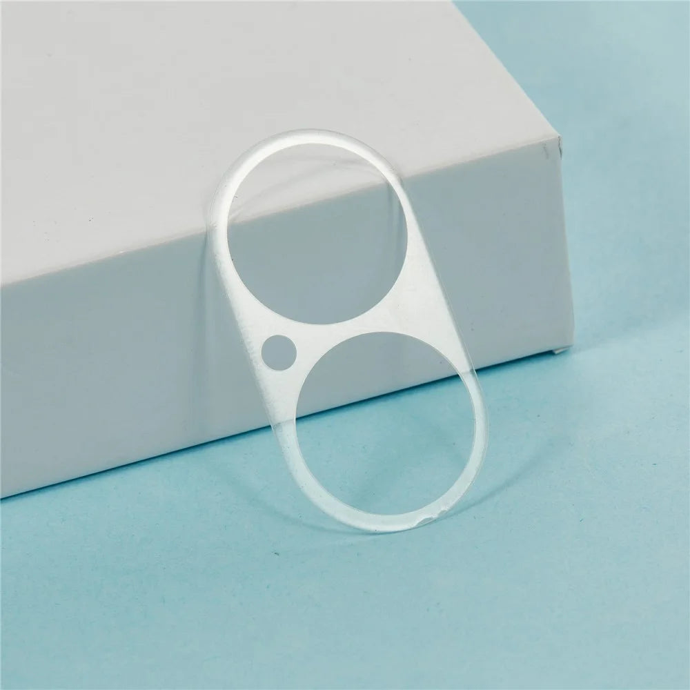 For iPhone 17 Camera Lens Protector Black Circle Tempered Glass Lens Film with Base Protection - 5