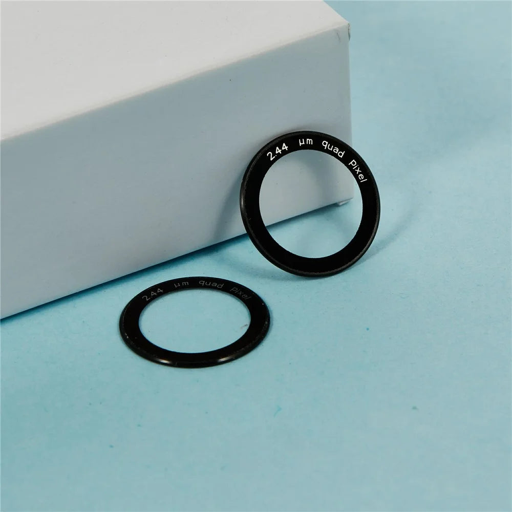 For iPhone 17 Camera Lens Protector Black Circle Tempered Glass Lens Film with Base Protection - 6
