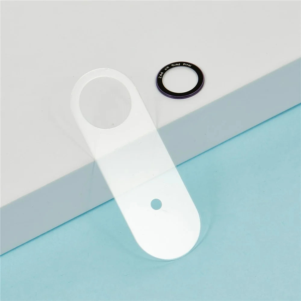 For iPhone Air Camera Lens Protector Black Circle Tempered Glass Lens Film with Base Protection - 4