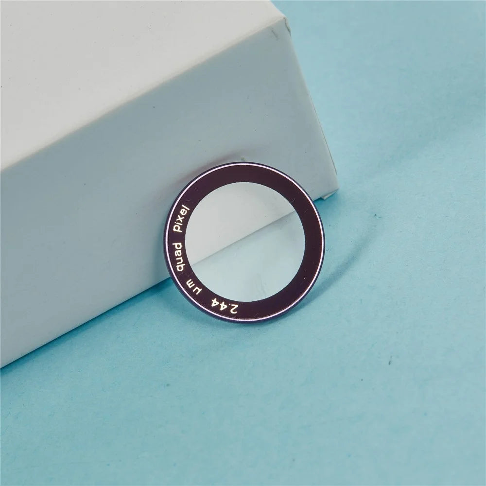 For iPhone Air Camera Lens Protector Black Circle Tempered Glass Lens Film with Base Protection - 5
