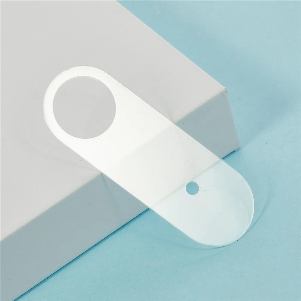 For iPhone Air Camera Lens Protector Black Circle Tempered Glass Lens Film with Base Protection - 6