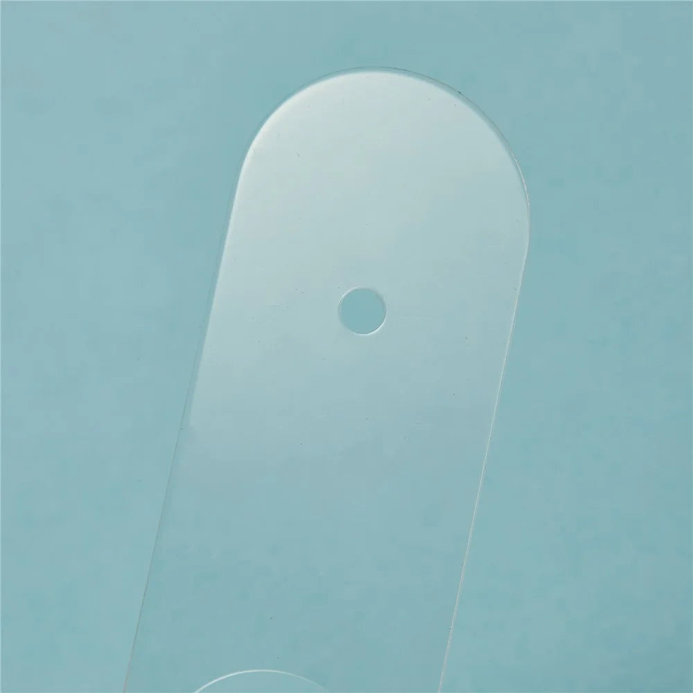 For iPhone Air Camera Lens Protector Black Circle Tempered Glass Lens Film with Base Protection - 7