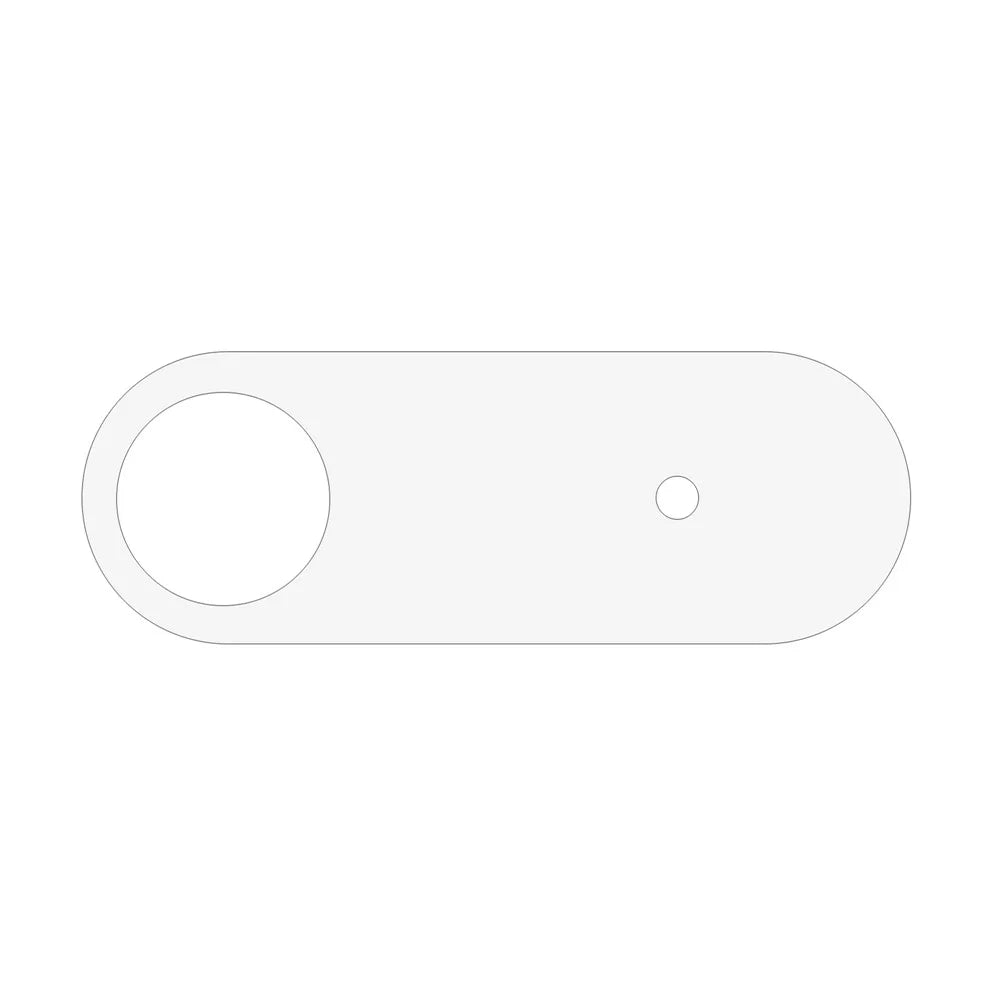 For iPhone Air Camera Lens Protector HD Clear High Aluminium-silicon Glass Lens Film with Base Protection - 2