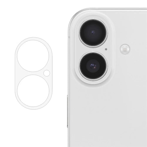 For iPhone 17 Camera Lens Protector HD Clear High Aluminium-silicon Glass Lens Film with Base Protection - 1