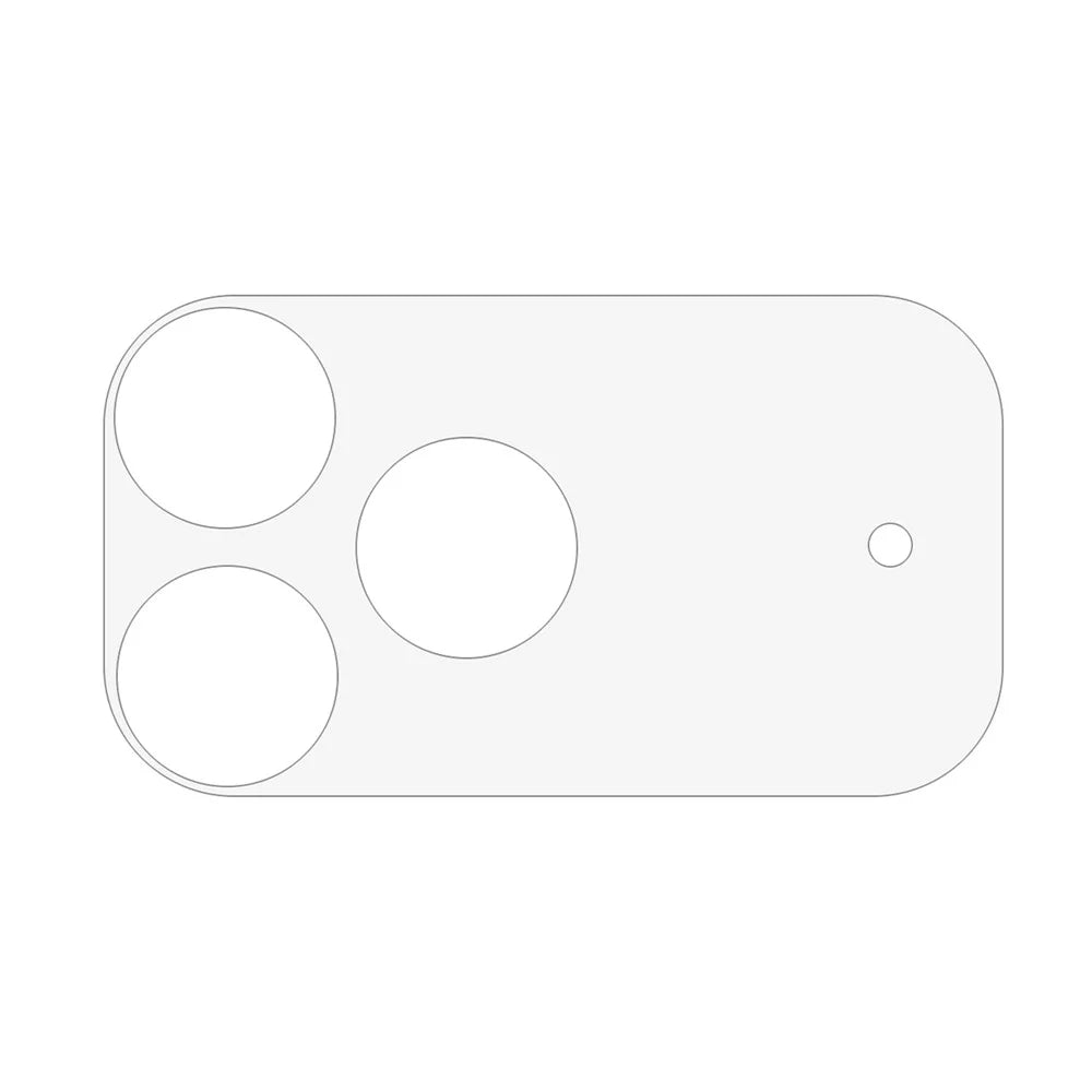 For iPhone 17 Pro Max Camera Lens Protector HD Clear High Aluminium-silicon Glass Lens Film with Base Protection - 2