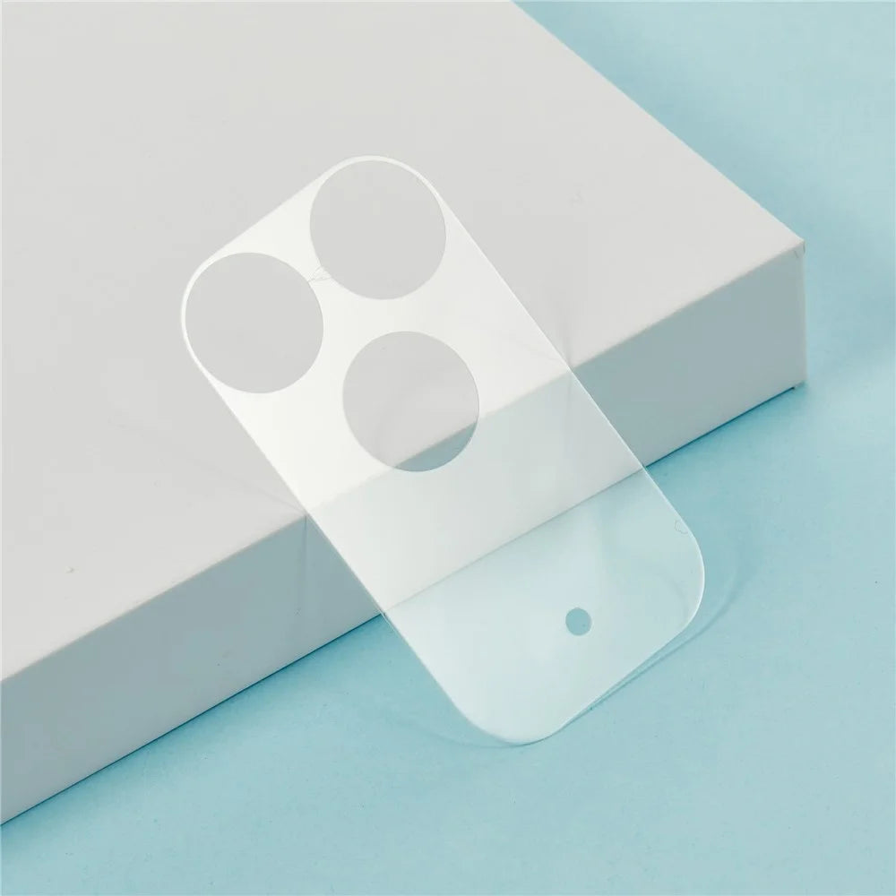 For iPhone 17 Pro Max Camera Lens Protector HD Clear High Aluminium-silicon Glass Lens Film with Base Protection - 4