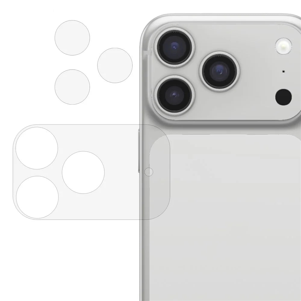 For iPhone 17 Pro Camera Lens Protector Tempered Glass Lens Film with Base Protection - 1