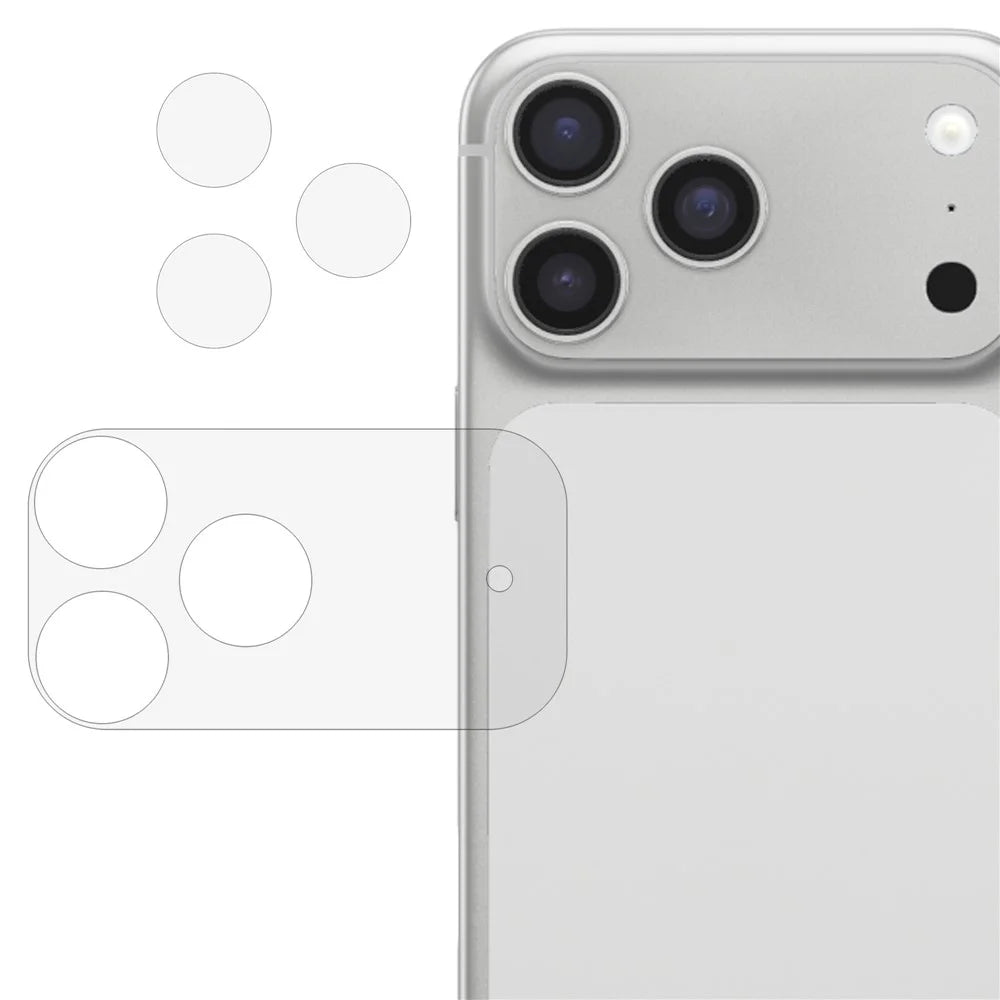 For iPhone 17 Pro Max Camera Lens Protector Tempered Glass Lens Film with Base Protection - 1