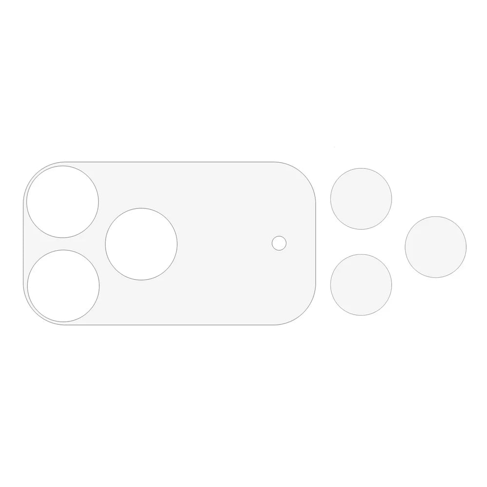 For iPhone 17 Pro Max Camera Lens Protector Tempered Glass Lens Film with Base Protection - 2