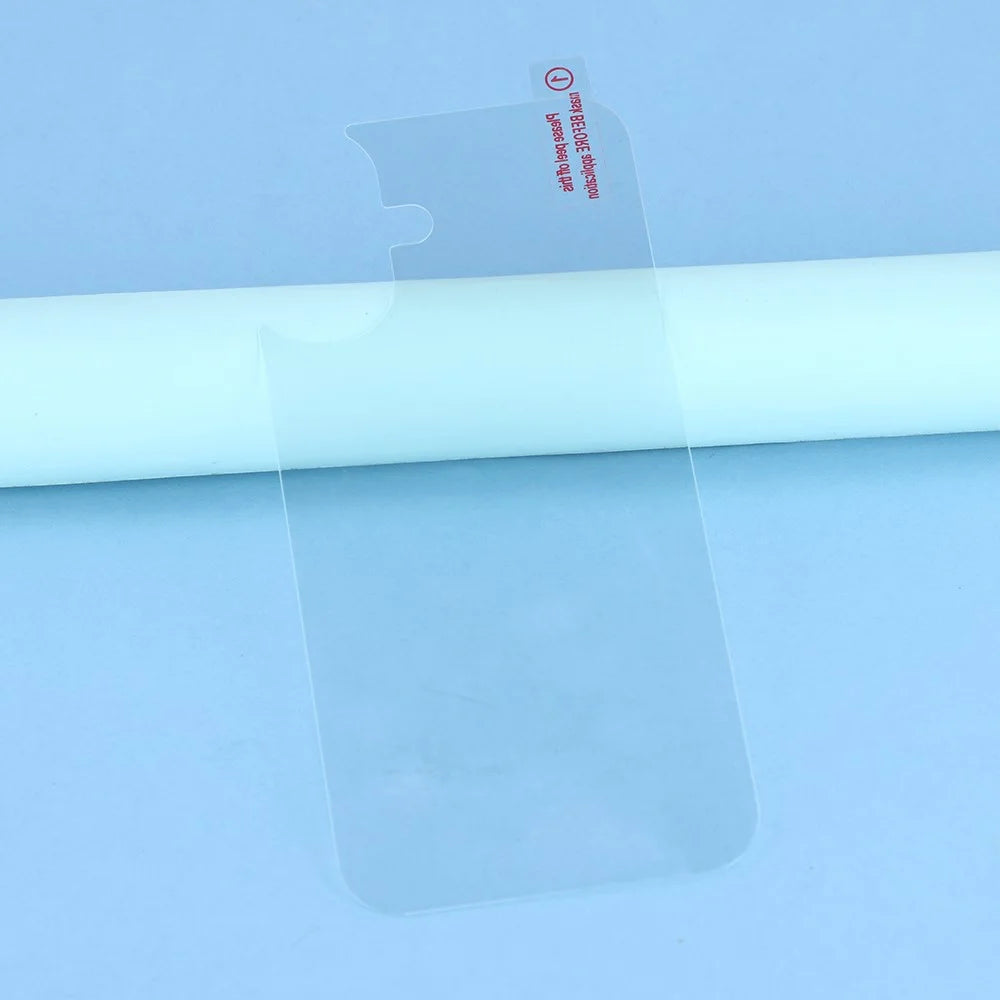 For iPhone 17 Tempered Glass Back Film 2.5D Arc Edge Back Protector + Black Circle Lens Film - 6