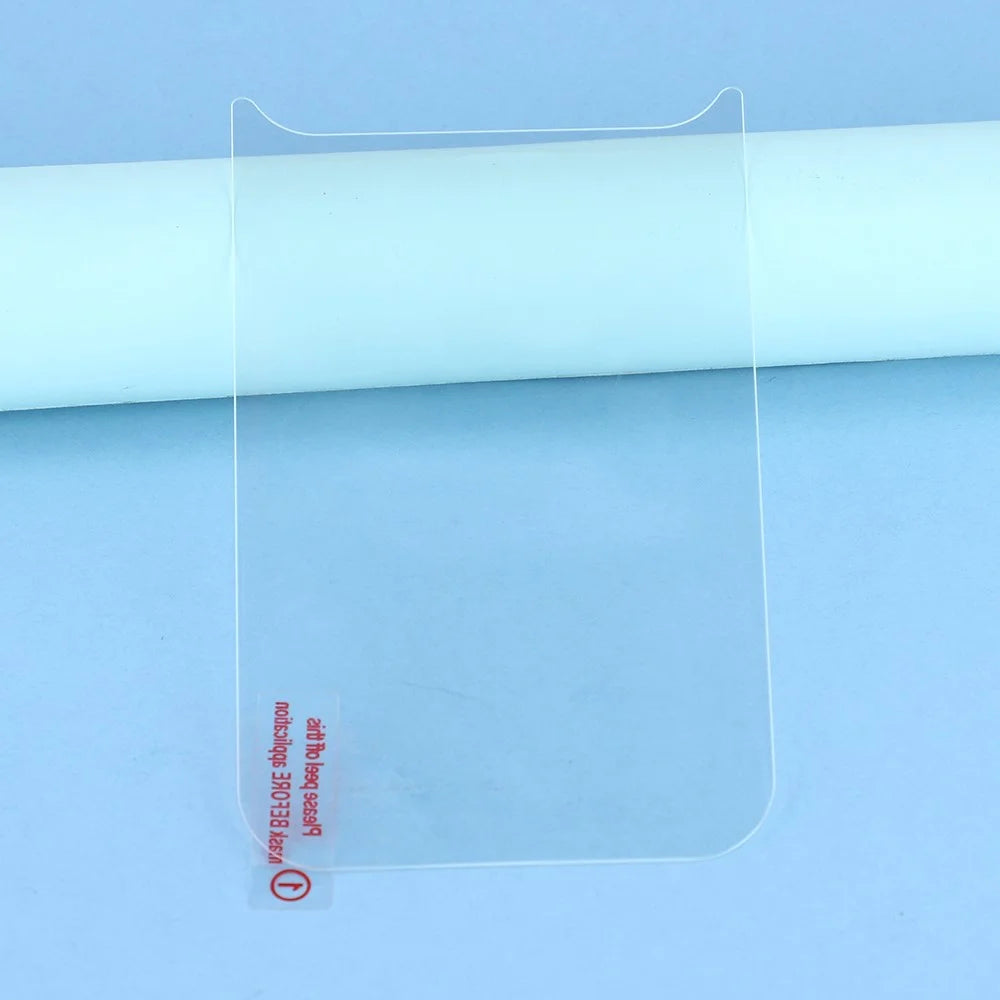 For iPhone Air Tempered Glass Back Film 2.5D Arc Edge Back Protector + Black Circle Lens Film - 4