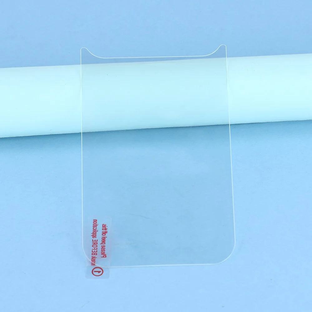 For iPhone 17 Pro Max Tempered Glass Back Film 2.5D Arc Edge Back Protector + Black Circle Lens Film - 4