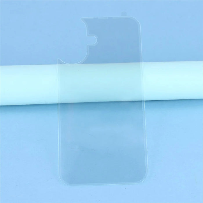 For iPhone 17 Back Screen Protector Clear Explosion-Proof Phone Rear Tempered Glass Film (Side Glue) - 3
