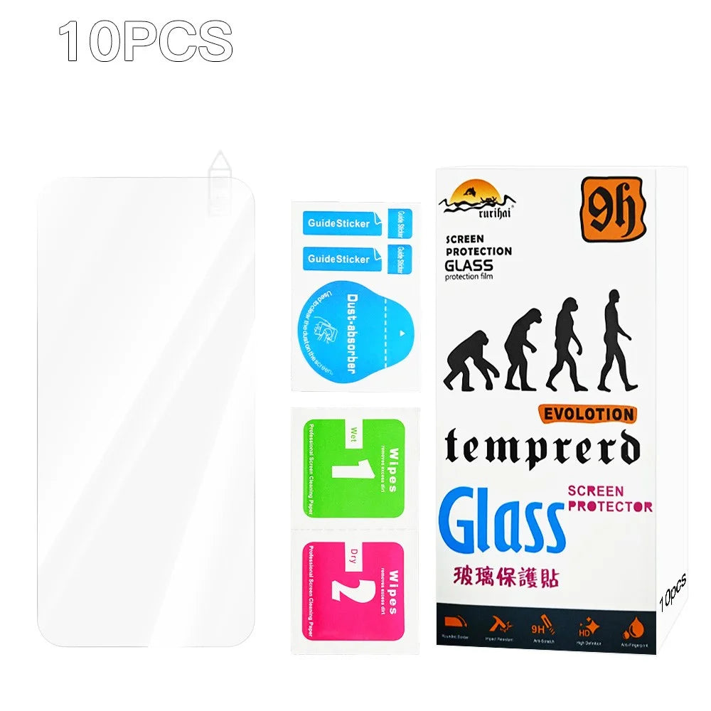 RURIHAI 10Pcs For Oppo A6 Pro 4G (Global) / 5G (Global) / A6 4G (China) / A6 5G (China) Screen Protector 0.26mm 2.5D High Aluminium Silicon Glass Film - 7