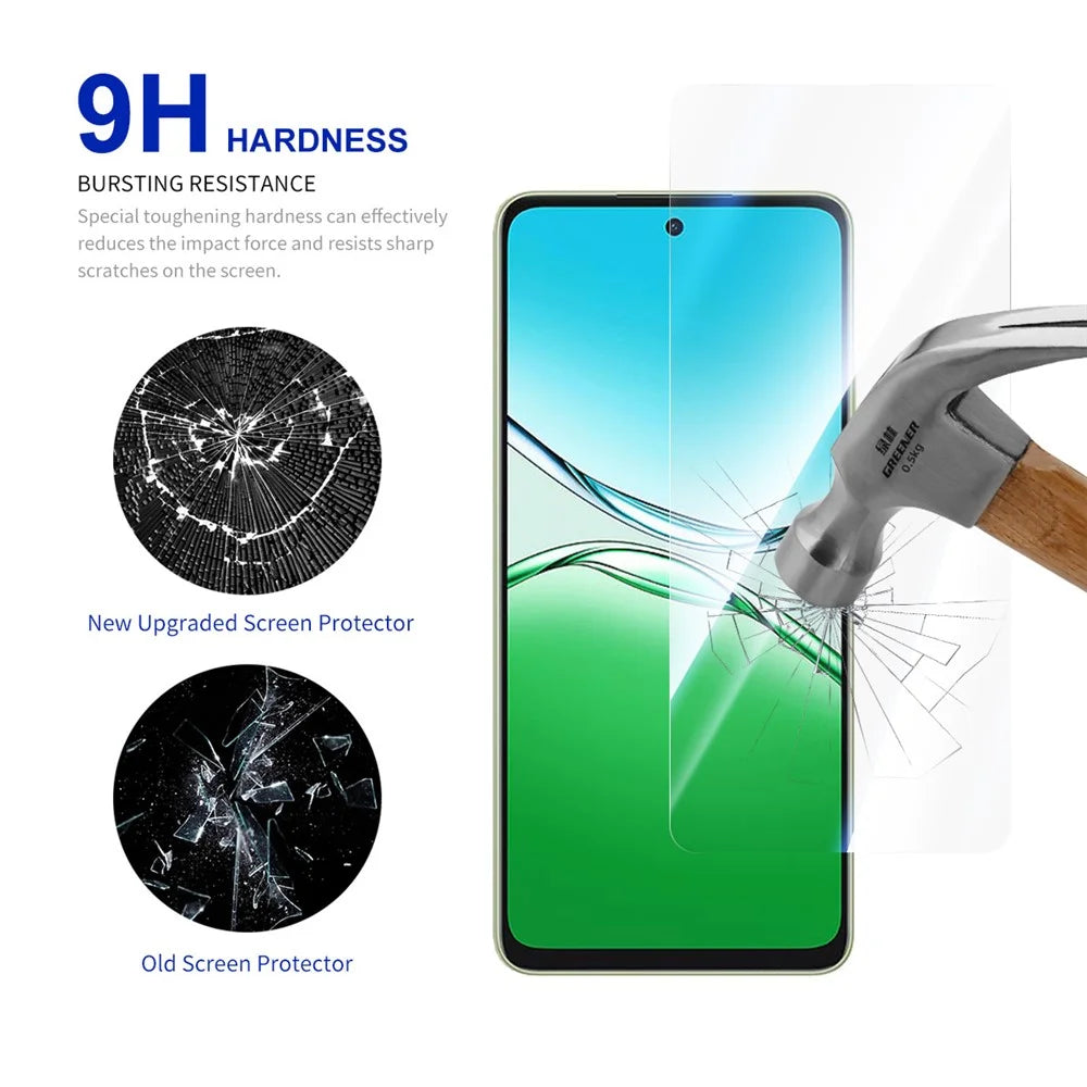 RURIHAI 10Pcs For Oppo A6 Energy  /  A6i Screen Protector 0.26mm 2.5D High Aluminium Silicon Glass Film - 3