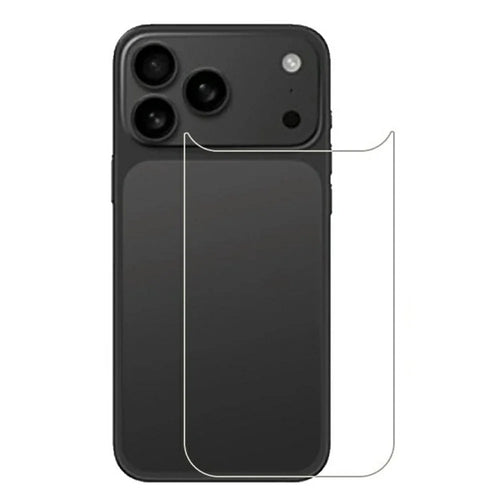 For iPhone 17 Pro Max Tempered Glass Phone Back Protector 0.3mm Arc Edge HD Clear Back Film - 1