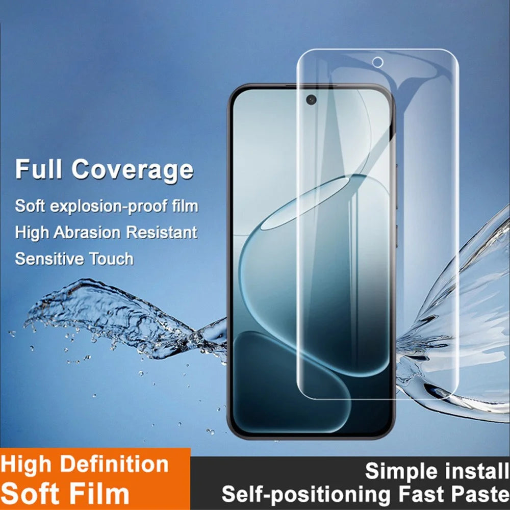 IMAK Hydrogel Film 4th Screen Protector For Oppo A6 Pro 5G / F31 5G / F31 Pro 5G , Ultra Clear Soft TPU Film (Fingerprint Unlock) - Transparent - 4