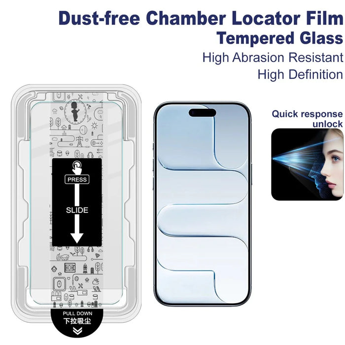 IMAK H Series For iPhone Air Tempered Glass Screen Protector Film with Dust-free Installation Tool - 2