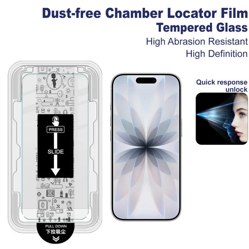 IMAK H Series For iPhone 17 Tempered Glass Screen Protector Film with Dust-free Installation Tool - 2