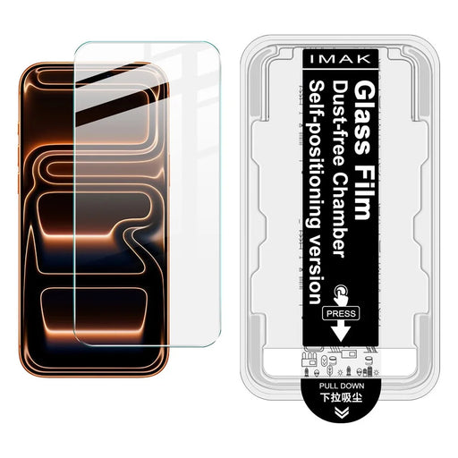 IMAK H Series For iPhone 17 Pro Tempered Glass Screen Protector Film with Dust-free Installation Tool - 1