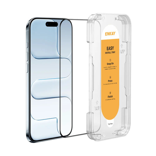 ENKAY HAT PRINCE For iPhone Air HD Clear Film   Tempered Glass Screen Protector with Installation Tool - Transparent - 1