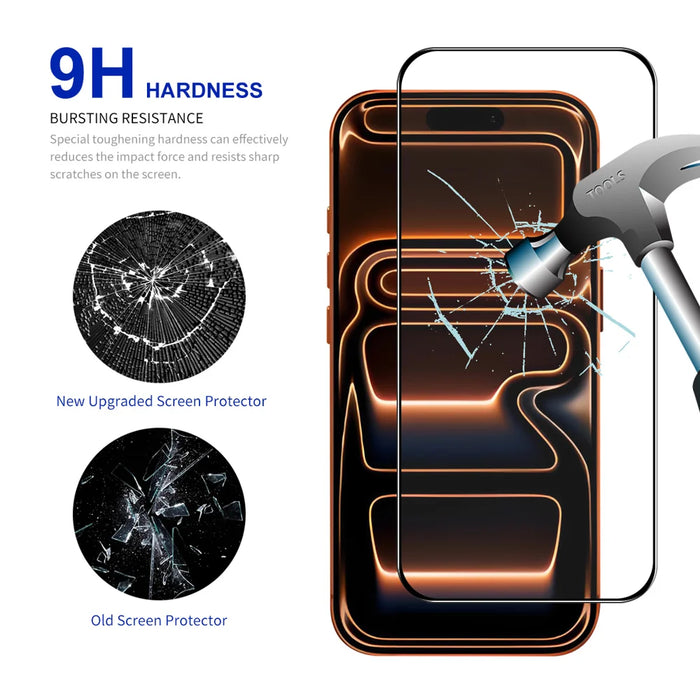 ENKAY HAT PRINCE For iPhone 18 Pro Max / 17 Pro Max HD Clear Film   Tempered Glass Screen Protector with Installation Tool - Transparent - 4