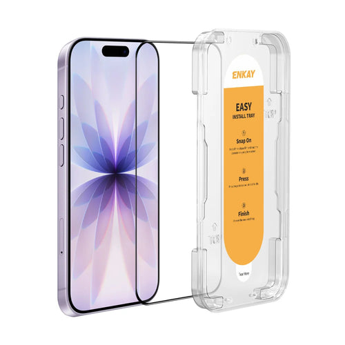 ENKAY HAT PRINCE For iPhone 17 HD Clear Film   Tempered Glass Screen Protector with Installation Tool - Transparent - 1