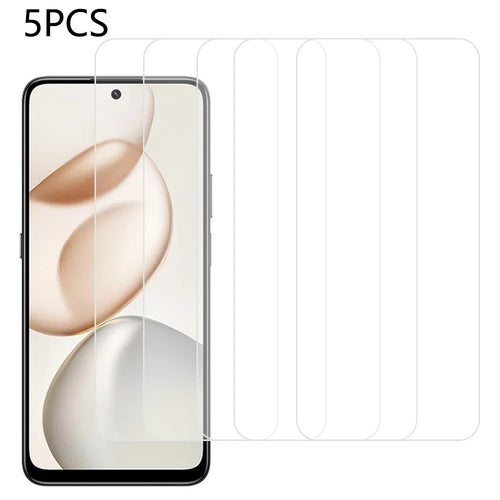 5Pcs For Honor X7d 5G Front Screen Protector 0.3mm 2.5D Tempered Glass Clear Film - 1