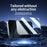 DO AS YOU WISH 5Pcs For iPhone 15 Pro Max Screen Protector 9H HD High Aluminum-silicon Glass Film - 4