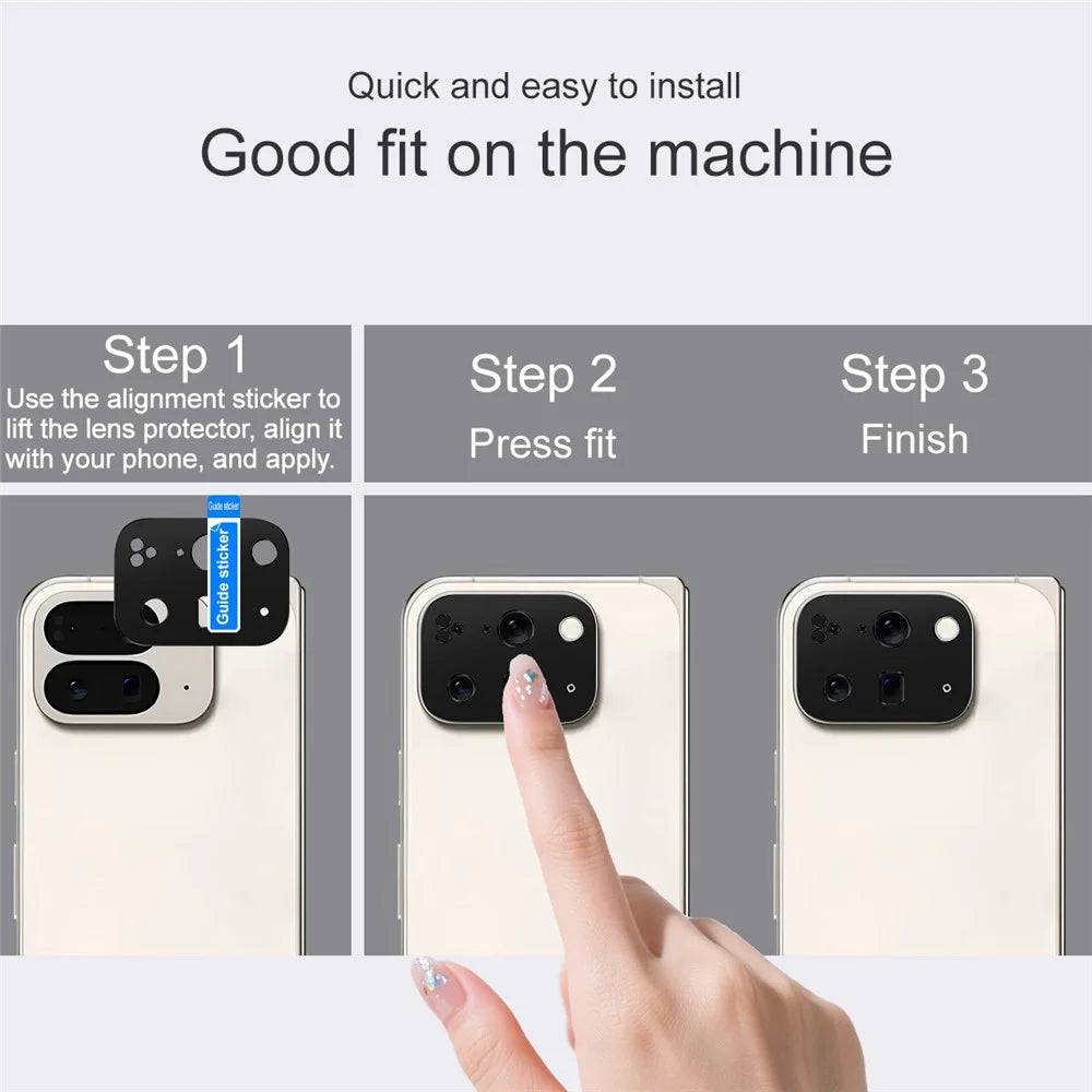 IMAK For Google Pixel 10 Pro Fold Metal Camera Lens Protector Lens Protective Cover - 7