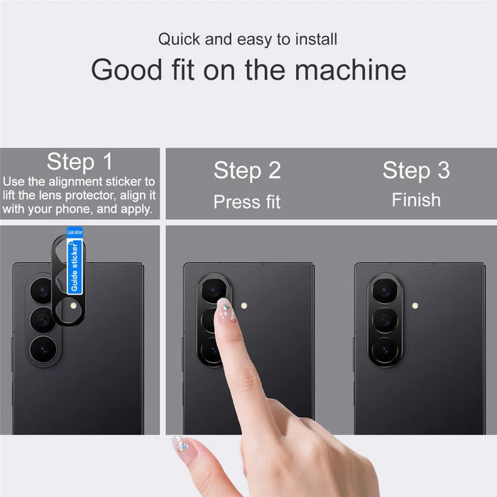 IMAK For Samsung Galaxy Z Fold8 Ultra / Z Fold7 5G  Metal Camera Lens Protector Lens Protective Cover - 7