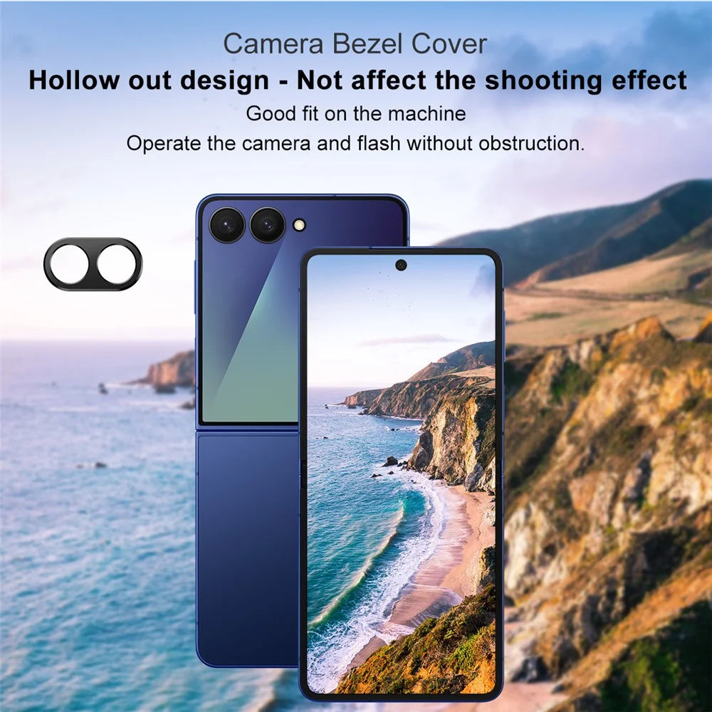 IMAK For Samsung Galaxy Z Flip8 / Z Flip7 5G Metal Camera Lens Protector Lens Protective Cover - 6