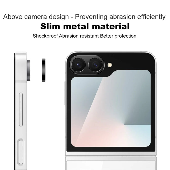 IMAK For Samsung Galaxy Z Flip7 FE 5G Metal Camera Lens Protector Lens Protective Cover - 5