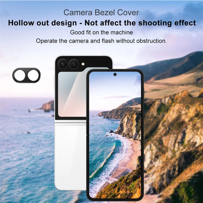 IMAK For Samsung Galaxy Z Flip7 FE 5G Metal Camera Lens Protector Lens Protective Cover - 6