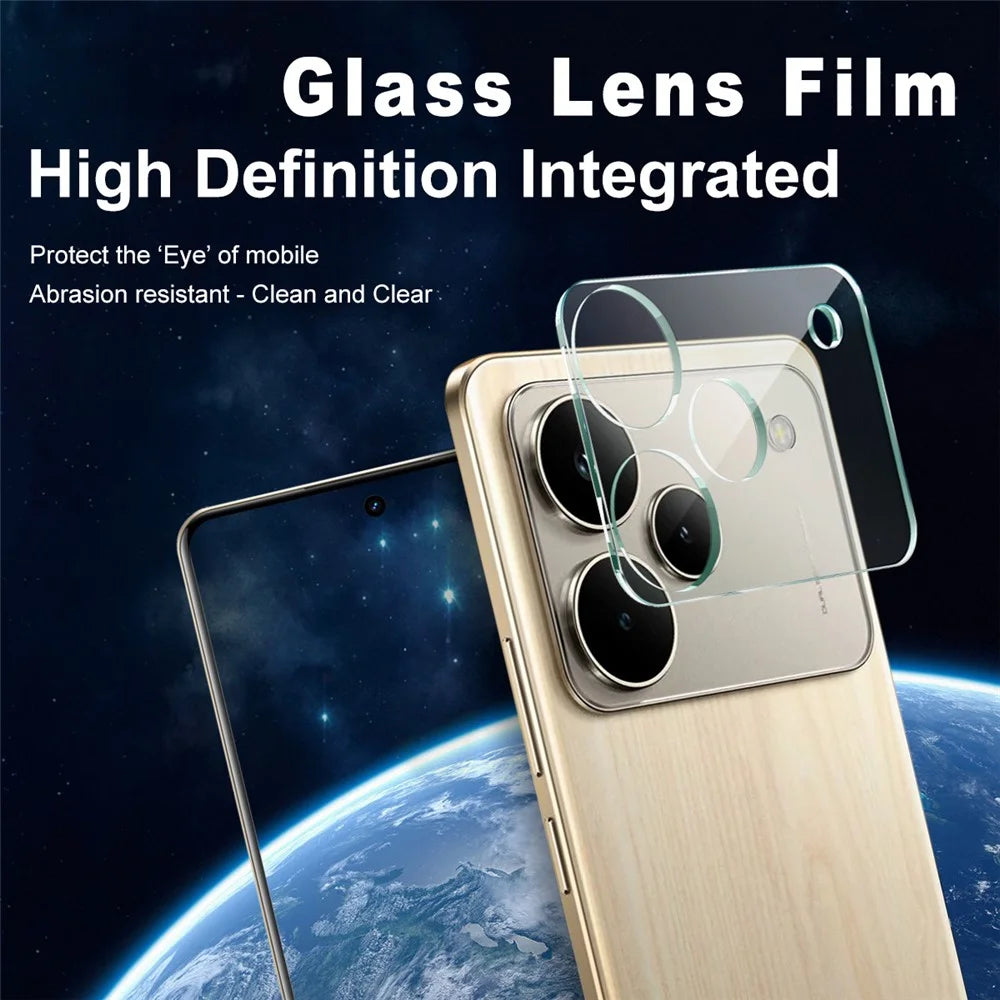 IMAK For Realme P4 Pro 5G Tempered Glass Camera Lens Protector + Acrylic Lens Cap - 2